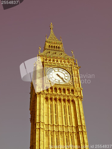 Image of Retro looking Big Ben