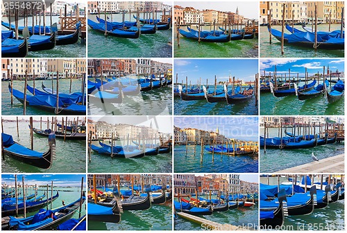 Image of Gondolas in Venice