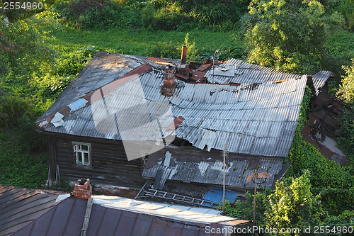 Image of old abandoned destructed house