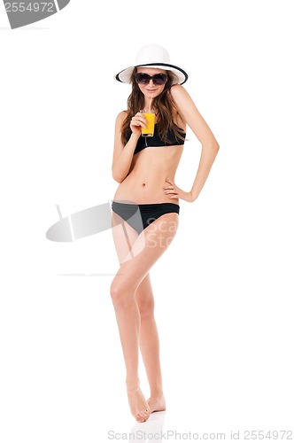 Image of Girl in bikini