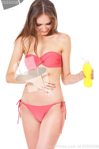 Image of Girl in bikini