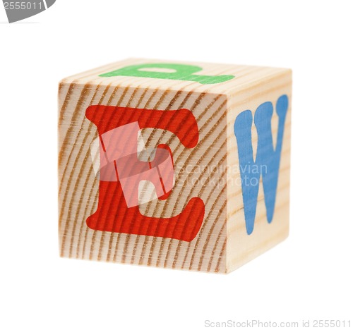 Image of Cubes with letters