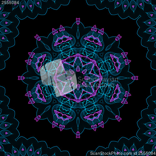 Image of Color digital fume pattern