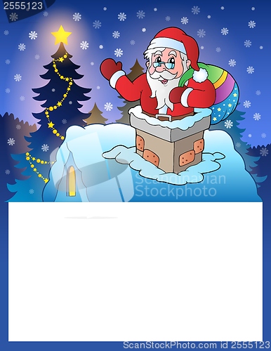 Image of Small frame with Santa Claus 4