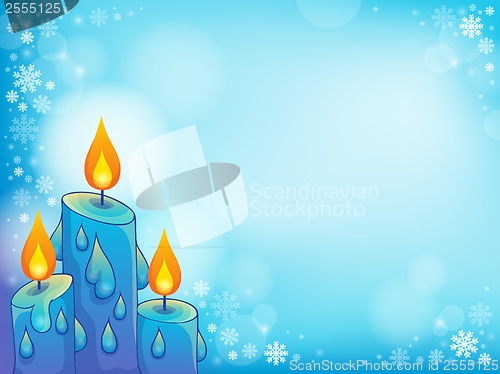 Image of Christmas candle theme image 4