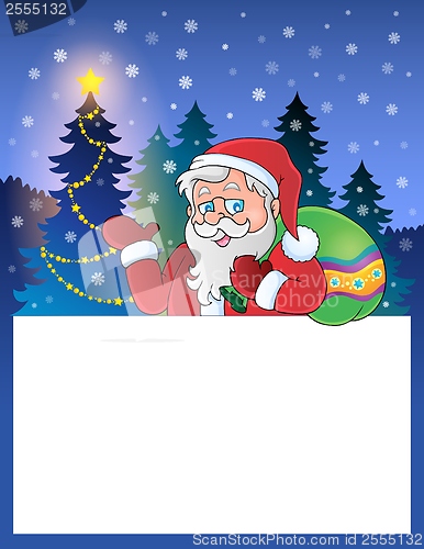 Image of Small frame with Santa Claus 1