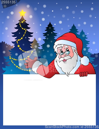 Image of Small frame with Santa Claus 2