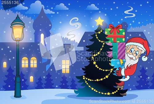 Image of Winter scene with Christmas theme 7