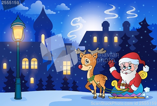 Image of Winter scene with Christmas theme 6