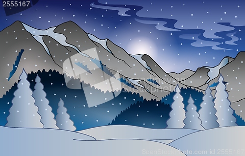 Image of Winter mountain landscape