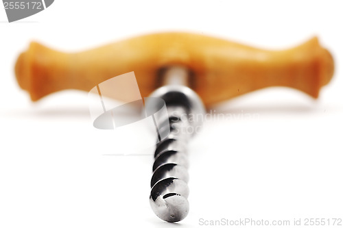 Image of closeup of vintage corkscrew 