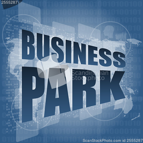 Image of business park interface hi technology