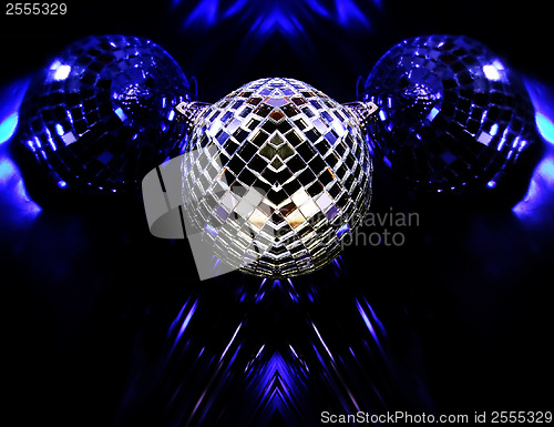 Image of Blue Disco globes