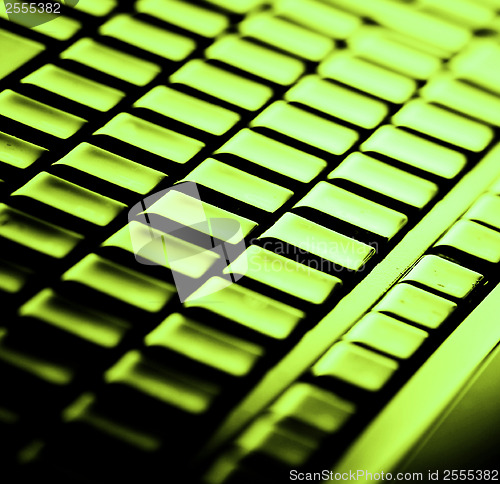 Image of Modern and stylish laptop. 