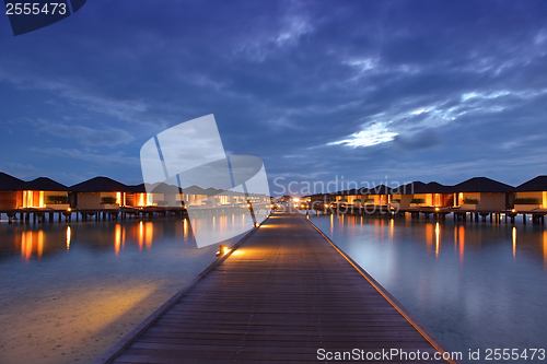 Image of tropical water home villas