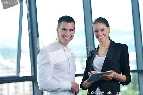 Image of business people group in a meeting at office