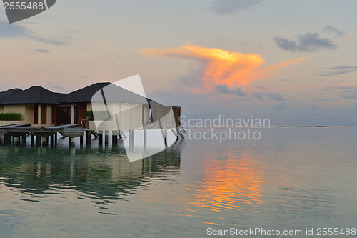 Image of tropical water home villas