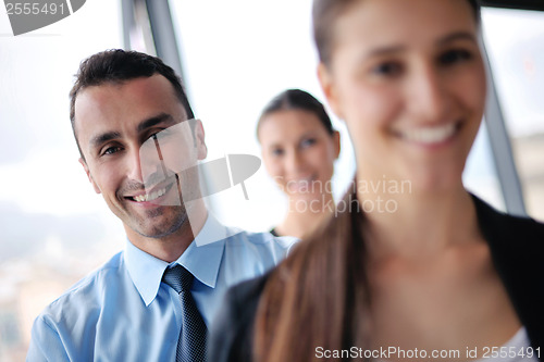 Image of business people group in a meeting at office