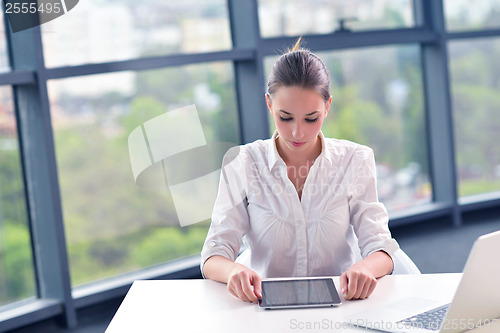Image of business woman at  office