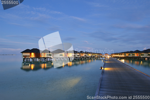 Image of tropical water home villas