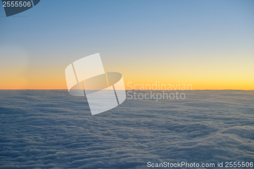 Image of clouds on sunset