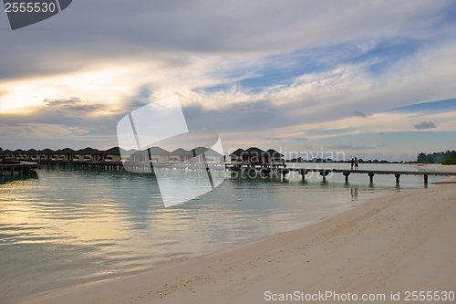 Image of tropical water home villas