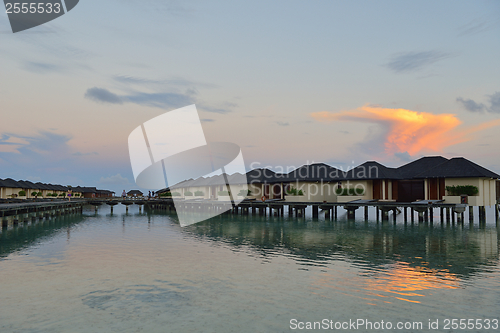 Image of tropical water home villas