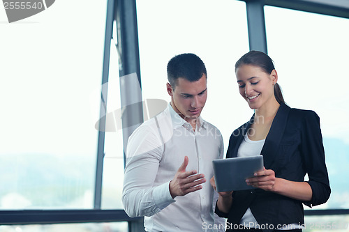 Image of business people group in a meeting at office