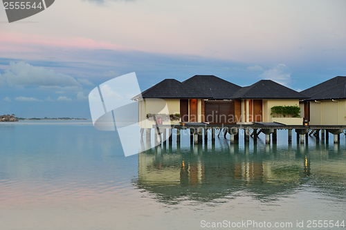 Image of tropical water home villas