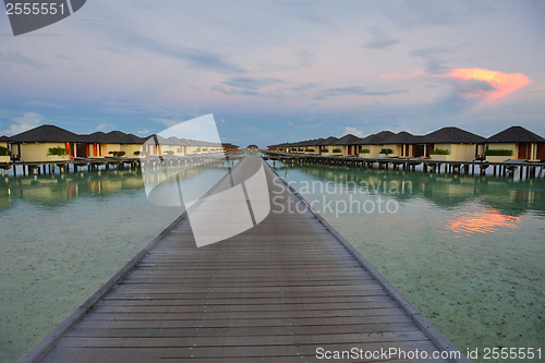 Image of tropical water home villas