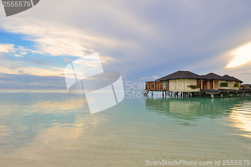 Image of tropical water home villas