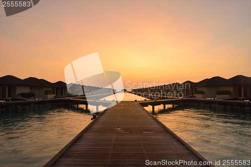 Image of tropical water home villas