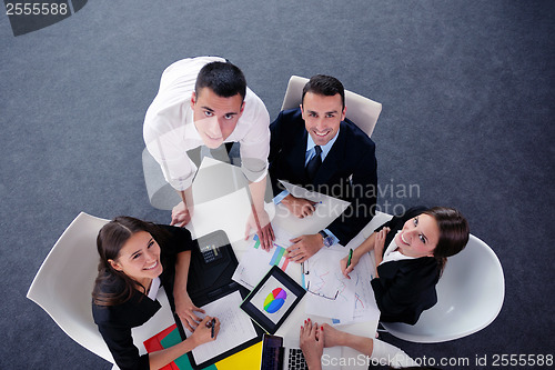 Image of business people group in a meeting at office