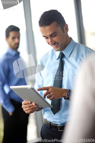 Image of business people group in a meeting at office