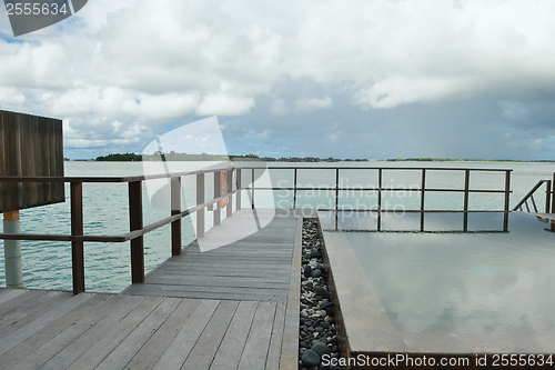 Image of tropical water home villas