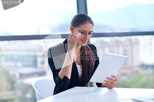 Image of business woman at  office