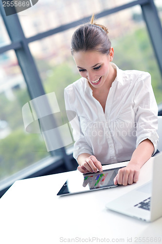 Image of business woman at  office