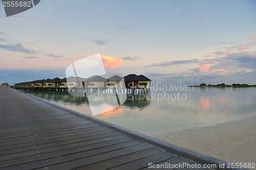 Image of tropical water home villas