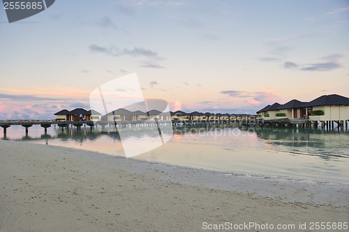 Image of tropical water home villas