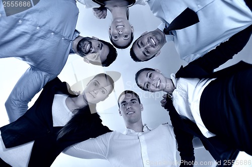 Image of business people group in a meeting at office