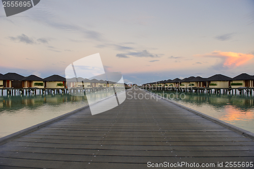 Image of tropical water home villas