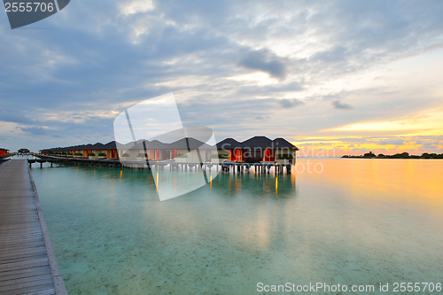 Image of tropical water home villas
