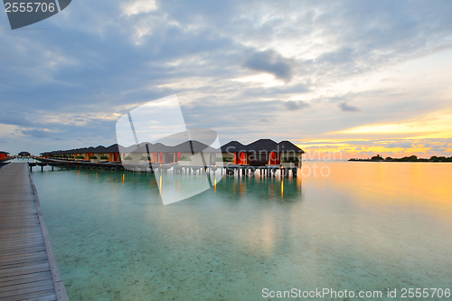 Image of tropical water home villas