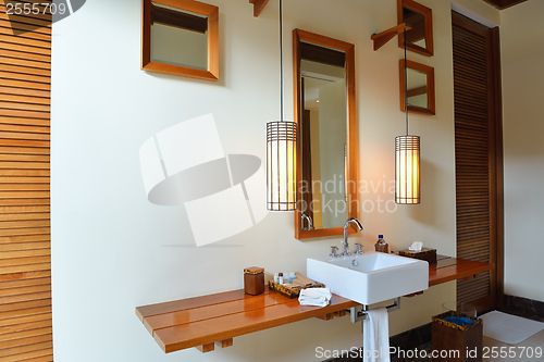 Image of Luxury modern bathroom