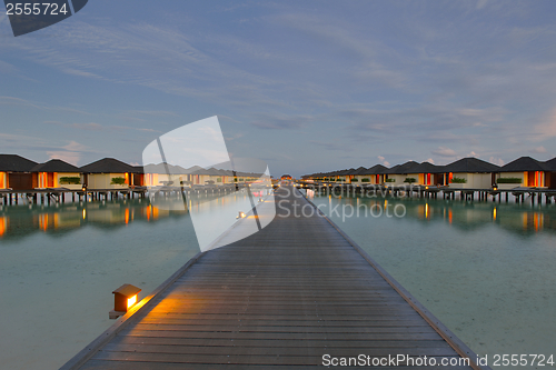 Image of tropical water home villas