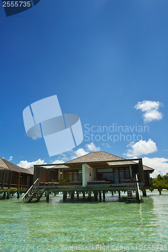 Image of tropical water home villas