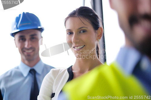 Image of business people group in a meeting at office