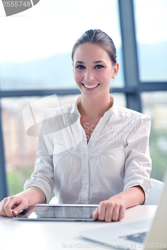Image of business woman at  office