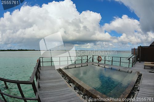 Image of tropical water home villas