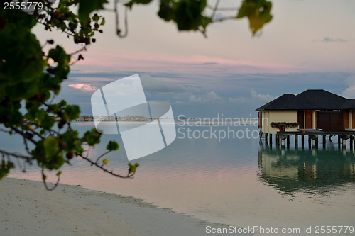 Image of tropical water home villas